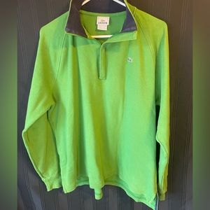 Lacoste 3/4 zip sweatshirt size (5) large